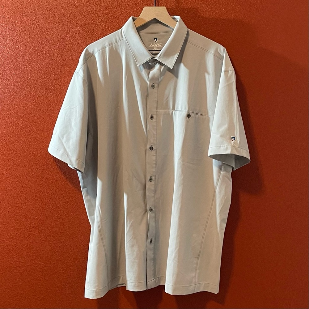Kuhl Men’s Renegade Moisture Wicking‎ Tufflex Short Sleeve Button Down Shirt
